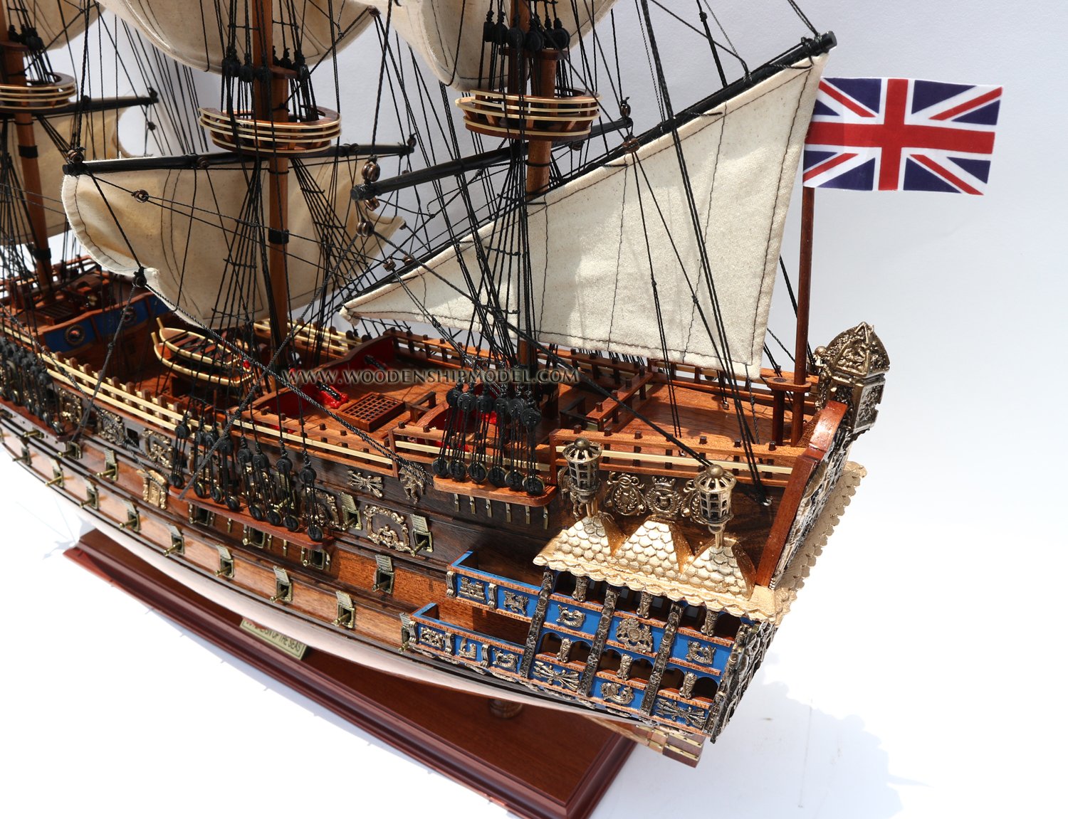 Model HMS Sovereign of the Seas Stern View